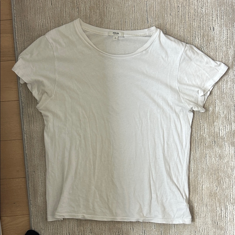 AGOLDE White Tee Shirt